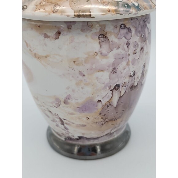 Steven Rhoades California Covered Dish Iridescent Swirled Pattern Vanity Dish - Picture 12 of 12